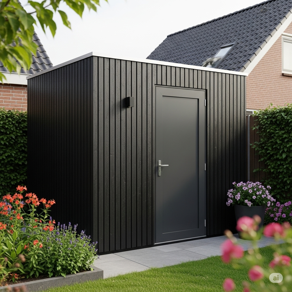 XWOOD dichte houten berging op maat
