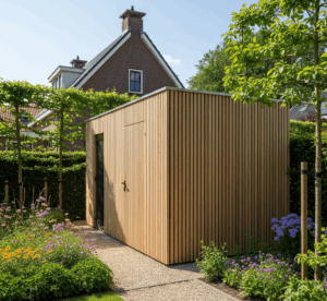 dichte houten bergingen op maat gemaakt
