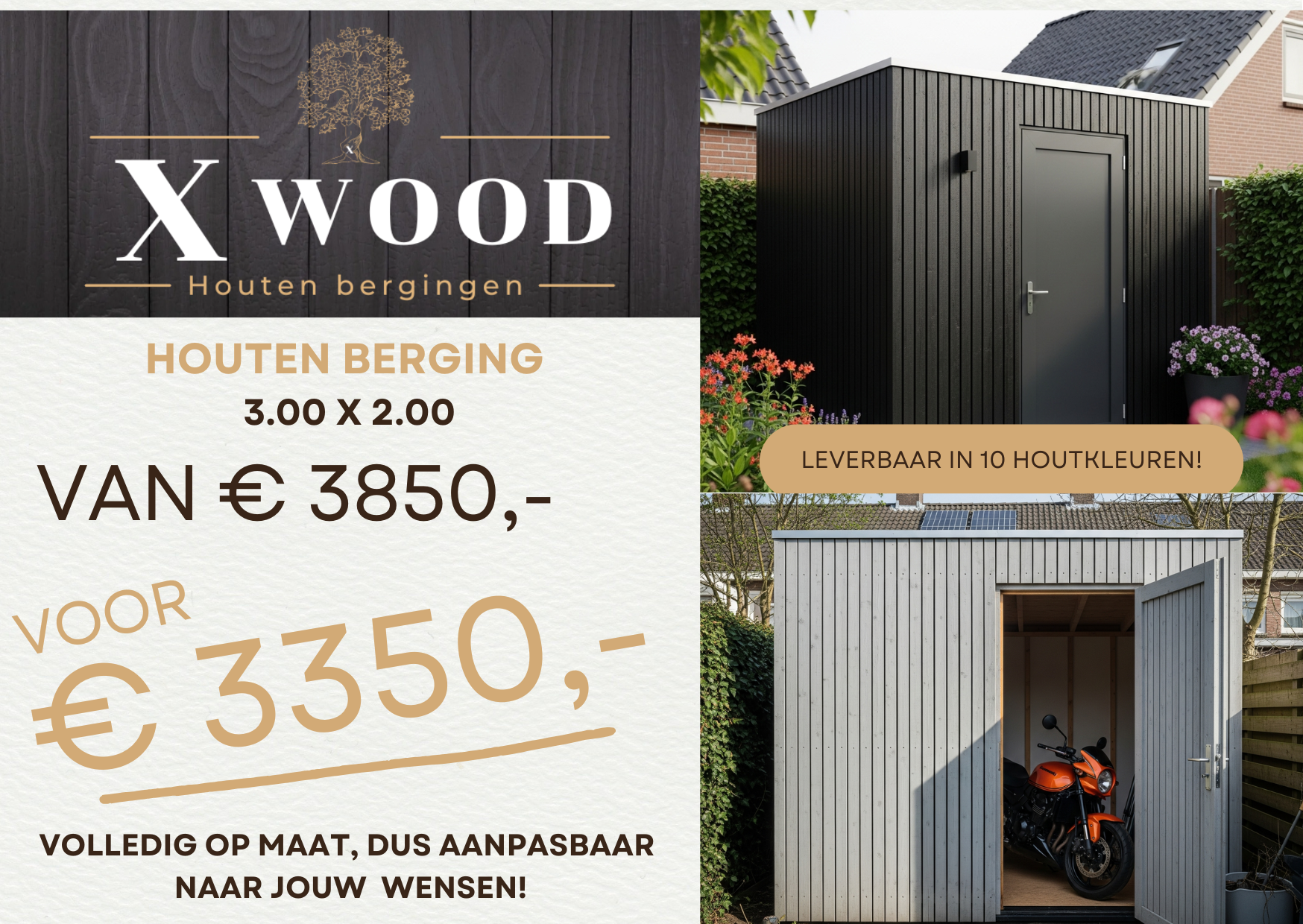 Aanbieding xwood houten berging aanbieding xwood houten berging